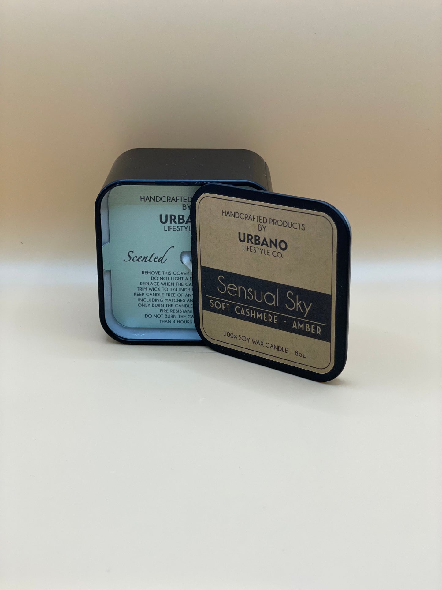 Soy Wax Handcrafted Candle Sensual Sky by Urbano Lifestyle