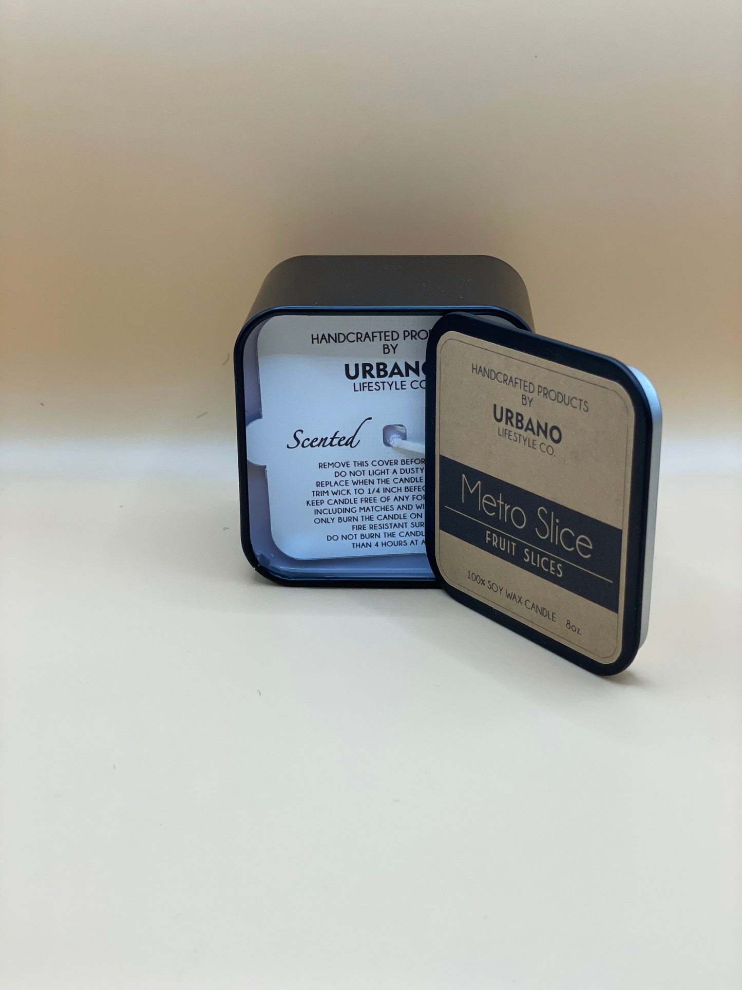 Soy Wax Handcrafted Candle Metro Slice by Urbano Lifestyle